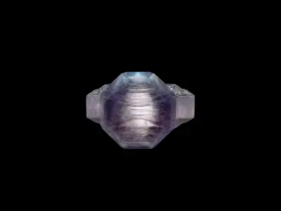 Glass Perfume Bottle 3d Generated Model 3D model