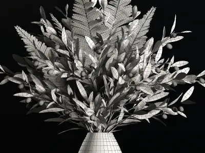 Plants Bouquet 3D model
