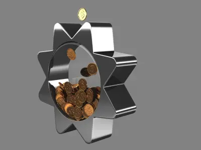 Coin Bank 3D model