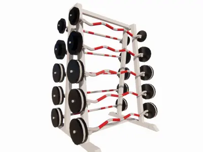 Gym Equipments-gym by Bodysolid-Machine the gym 3D model