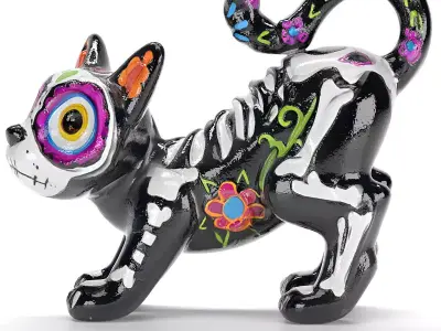 Black cat 02 3D model