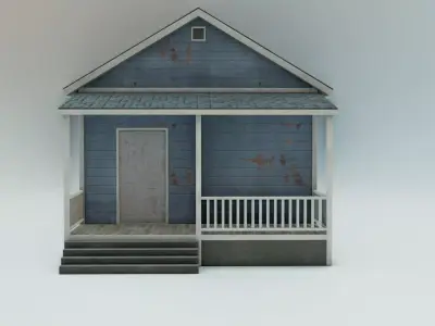 Small Town House Free 3D model