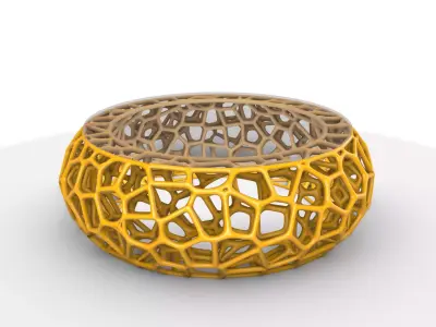 SciFi exoskeleton Glass Table 3D model