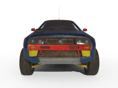 Dakar car 3D model