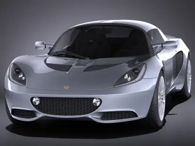 Lotus Elise 2012 VRAY 3D model