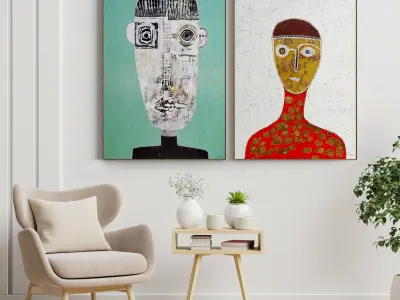 Photo Frame 74 Low-poly 3D model