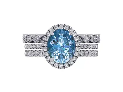 Oval Ring 3D print model