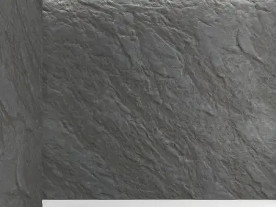 Rock wall 3 3D model