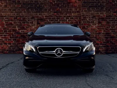 Mercedes Benz S Coupe 63 AMG 4Matic 2016 3D model