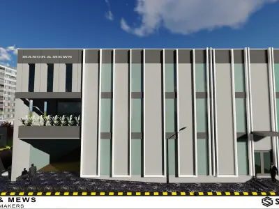 Office design 3D model