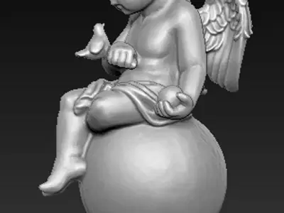 Angel Boy 2 3D Model 3D print model