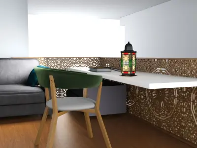 simple living room  3D model