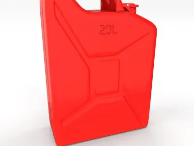 Jerry Can 2 PBR Low-poly 3D model