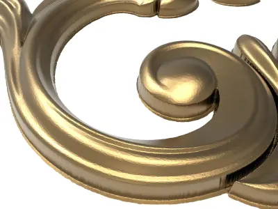  decorative pattern ready for 3D printing 3D model 343