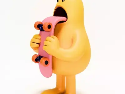 Skate Art Toy 3D print model