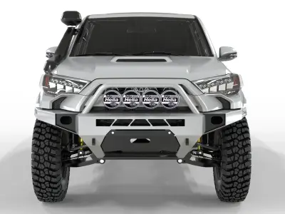 Toyota 4runner 2020 White Edition  3D model