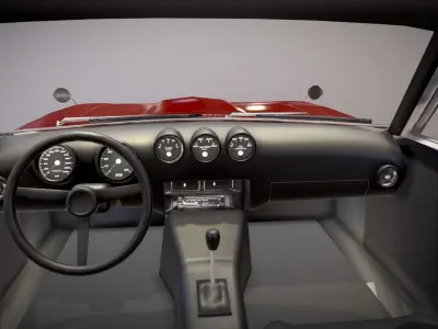 Nissan 240z Low-poly 3D model