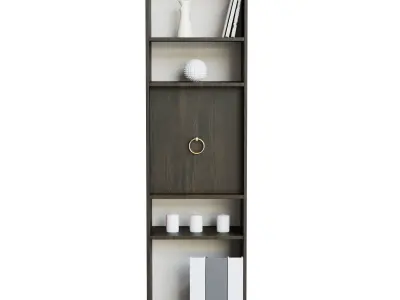 Black Shelve Decor 3D model