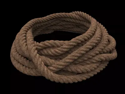 Rope Pile 3D model