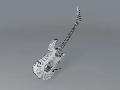 Jackson custom guitar Free 3D model