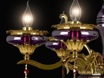 695062 Melagro Osgona Chandelier 3D model