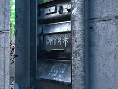 ATM Cash Machine 3D model