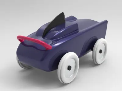 AURA car toy design project model 3D model