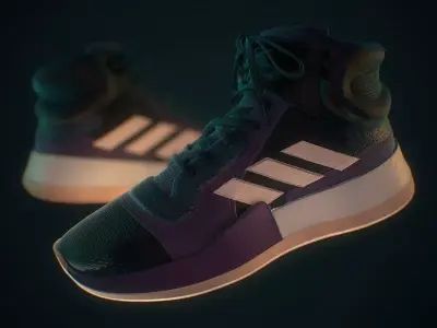Adidas Marquee Boost Low-poly 3D model