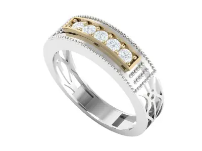 Diamond Ring 3D model 2