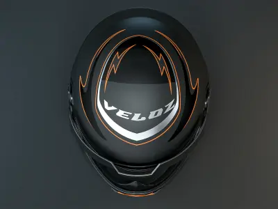 Black Helmet - Maya File - Blender File - FBX - OBJ 3D model