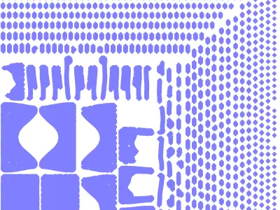  Coffee Table Low-poly 3D model