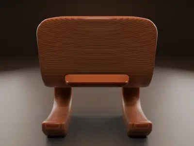 Woodys High Quality Chairs Colletion PBR 007 3D model