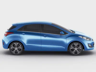 Hyundai i30 EU 2012 3D model