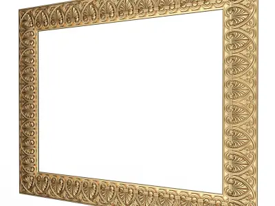 Classic Frame 032 Low-poly 3D model