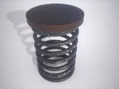 Screw Stool Free 3D model