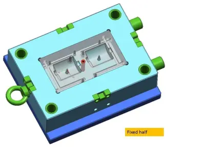 Three Ejector Mould 3D model