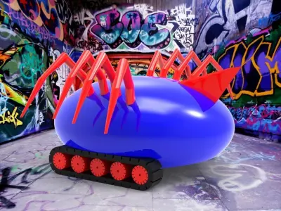 spiderman car 3D model