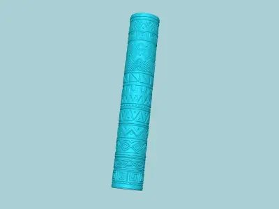Texture Roll 30 Mexican Negative - Fondant Decoration Maker 3D print model