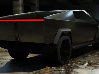 Tesla cybertruck 3D model