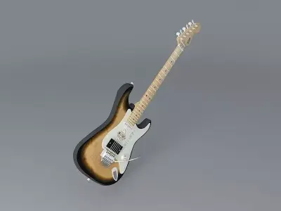 ESP Vito Bratta model guitar Free 3D model