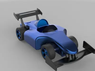 Racing car f1 3D print model