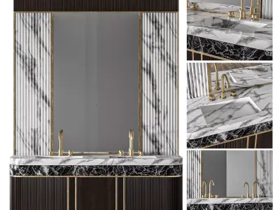 Luxury Bathroom 115 3D model