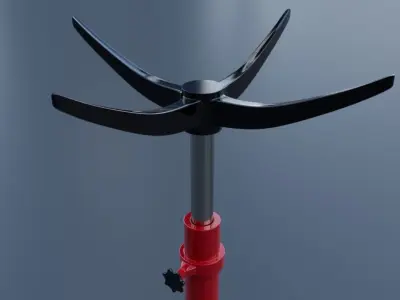 CLARKE CTJ30 300KG TRANSMISSION JACK 3D model