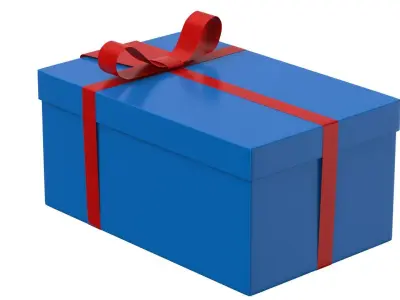Gift box v1  3D model