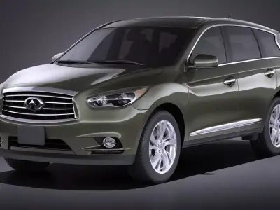 Infiniti JX 2017 VRAY 3D model
