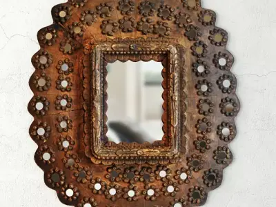 Peacock Mirror 2 3D model