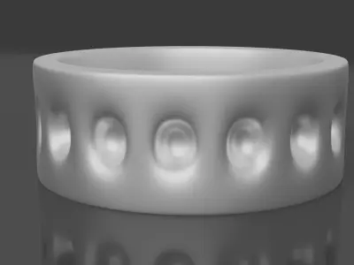 Ring with holes  3D print model