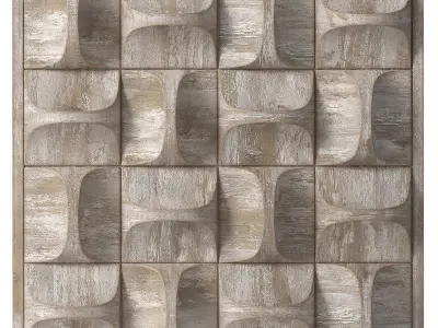 Wood wall decor Pickford by Uttermost 3D model
