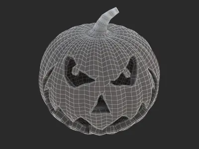 Halloween 6 Pumpkin 3D model