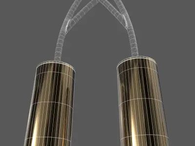 Celling Lamp Low-poly 3D model